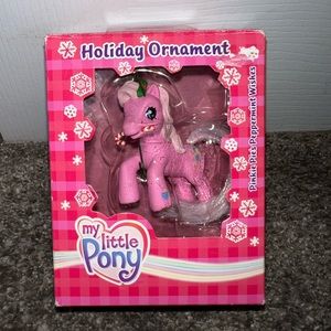 Hasbro Holiday Ornament My Little Pony Pinkie Pies Peppermint Wishes 2004